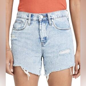 NWT - Blank NYC High-Rise 90s Mom Shorts in Acid Wash Blue Size 29